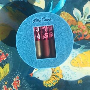 Lime Crime holly daze liquid lip trio